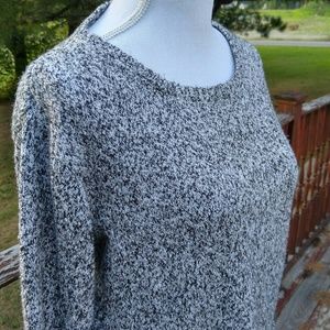 Gray Marled double pocket sweater, by J.Jill, sz S